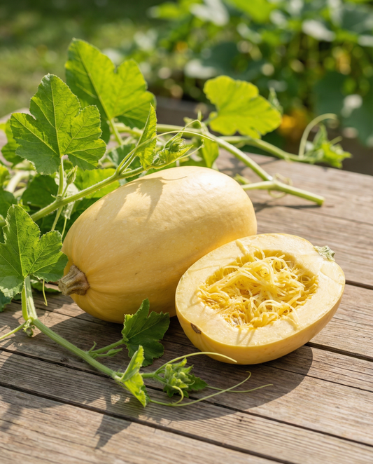 Spaghetti Squash (Cucurbita pepo) – eenjarige groentezaden van SeedsChoice