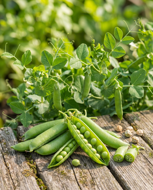 Erwten American Wonder (Pisum sativum) – eenjarige groentezaden van SeedsChoice