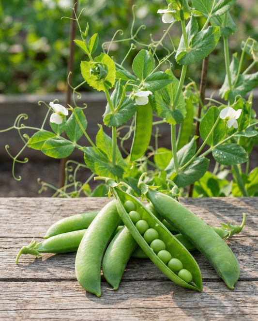 Erwten Marktveroveraar (Pisum sativum) – eenjarige groentezaden van SeedsChoice