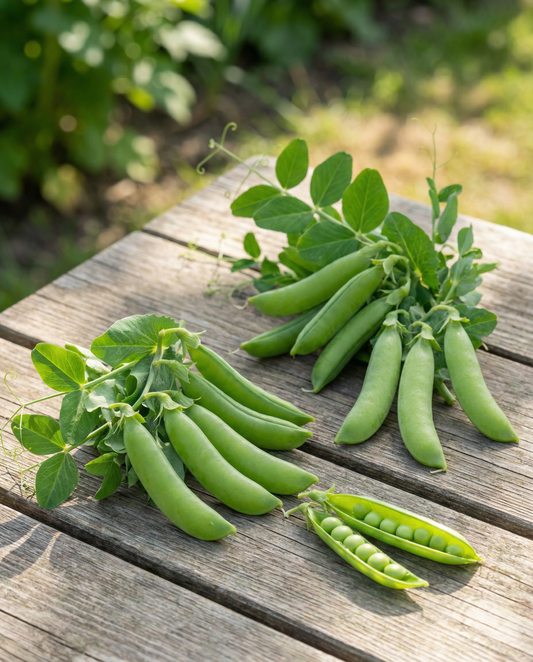 Suikererwten De Grace (Pisum sativum) – eenjarige groentezaden van SeedsChoice