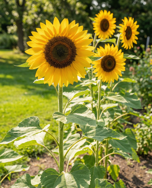 Reuzenzonneblom Giganteus (Helianthus annuus) – eenjarige bloemenzaden van SeedsChoice