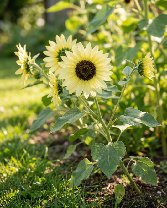 Zonnebloem Moonwalker (Helianthus annuus) – eenjarige bloemenzaden van SeedsChoice