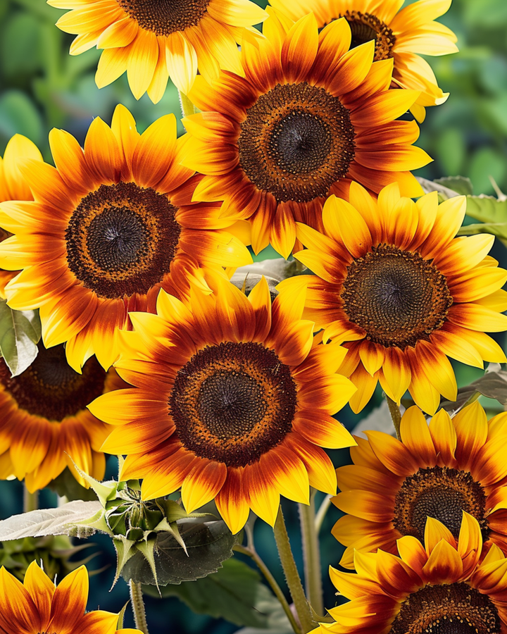 Zonnebloem Fantasy 70 Cm zaden (Helianthus annuus) – eenjarige bloem