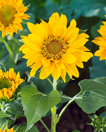 Zonnebloem Pacino zaden (Helianthus annuus) – eenjarige bloem