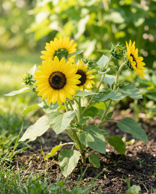Zonnebloem Irish Eyes (Helianthus annuus) – eenjarige bloemenzaden van SeedsChoice