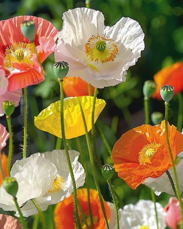 IJslandse Papaver Mix zaden (Papaver nudicaule) – tweejarige bloem