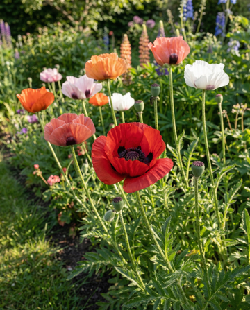 Oosterse papavermix (Papaver orientale) – meerjarige bloemenzaden van SeedsChoice