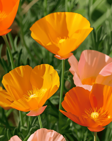 Klaproos Mixed Single Flowered zaden (Eschscholzia californica) – eenjarige bloem