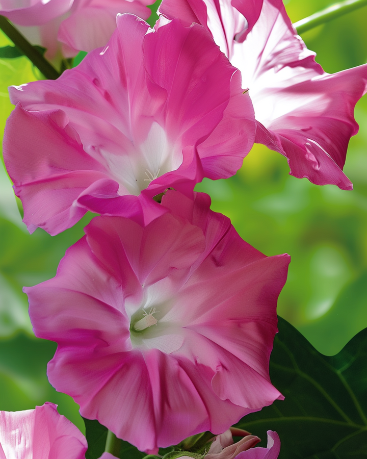 Klimwinde Double Rose Climber Pink zaden (Ipomoea tricolor) – eenjarige klimplant