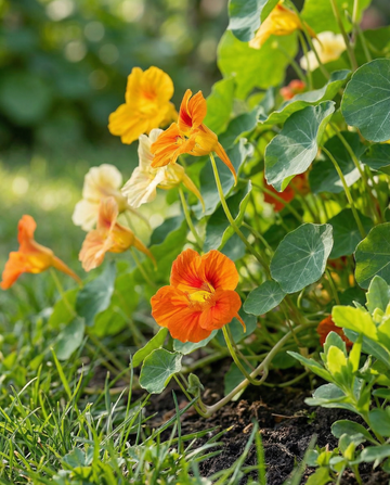 Nasturtium Jewel Of Africa Climber (Tropaeolum majus) – eenjarige klimplant zaden van SeedsChoice