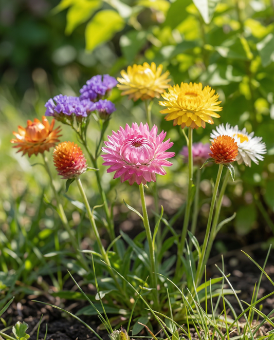 Everlasting Mix For Dried Bouquets Colourful – eenjarige bloemenzaden van SeedsChoice