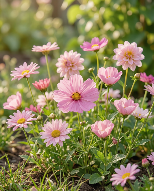 Summerflowers Pretty Pink Mix – eenjarige bloemenzaden van SeedsChoice