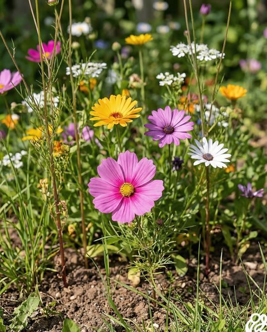 Kleurrijk snijbloemenmengsel 60cm – eenjarige bloemenzaden van SeedsChoice