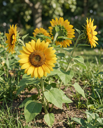 Zonnebloem Sunlit Bouquet Mix 75cm (Helianthus annuus) – eenjarige bloemenzaden van SeedsChoice