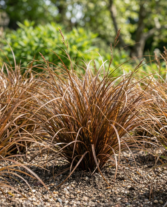 Leatherleaf Sedge Bronco Grass (Carex comans) – meerjarig graszaden van SeedsChoice