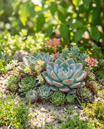 Gemengde vetplanten Indoor Collection – meerjarige kamerplant zaden van SeedsChoice