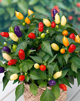 Sierpaprikazaden Capsicum Annuum dwerg gemengd ras