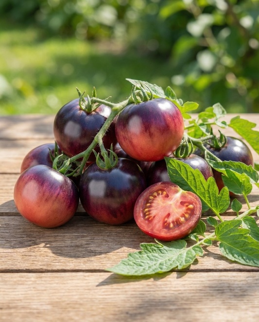 Tomaat Indigo Rose Black (Solanum lycopersicum) – eenjarige groentezaden van SeedsChoice