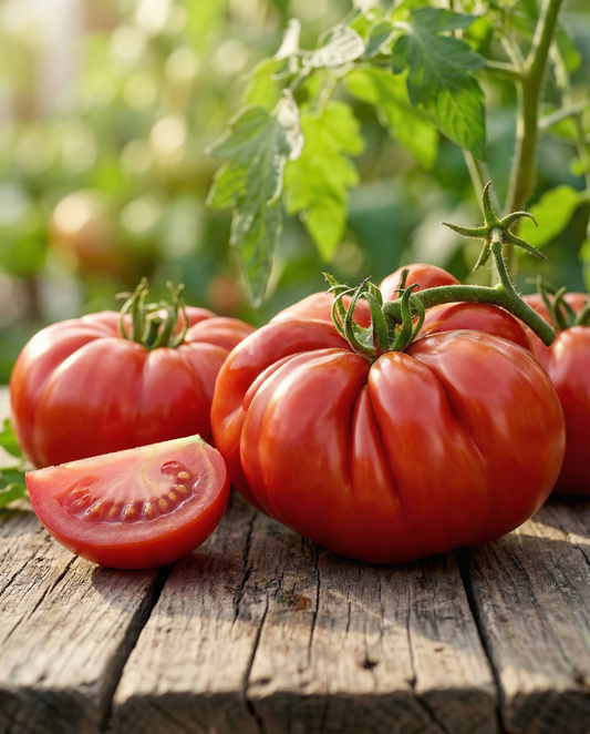 Vleestomaat Supersteak F1 (Solanum lycopersicum) – eenjarige groentezaden van SeedsChoice