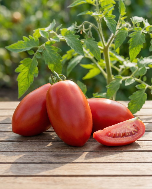 Tomaat Super Roma (Solanum lycopersicum) – eenjarige groentezaden van SeedsChoice