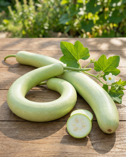 Cucuzzi Gourd Italian Snake (Lagenaria siceraria) – eenjarige zaden van SeedsChoice