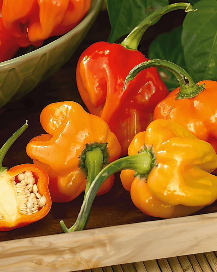 Habanero Pepper Mixture zaden (Capsicum chinense) – eenjarige groente