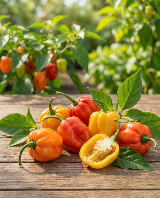 Habanero Pepper Mixture (Capsicum chinense) – eenjarige groentezaden van SeedsChoice