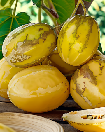 Meloen Pear Fruit zaden (Solanum muricatum) – meerjarige groente