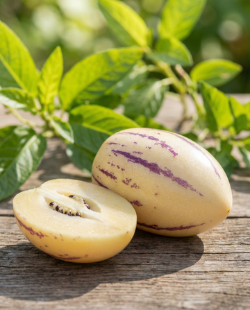 Meloen Pear Fruit (Solanum muricatum) – meerjarige groentezaden van SeedsChoice