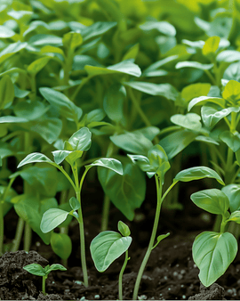 Citroenbasilicum zaden Ocimum Basilicum eenjarig microgroenten kruid