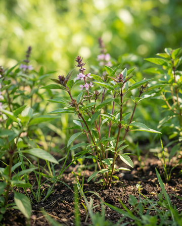 Thaise Basilicum (Ocimum basilicum) – eenjarige kruidenzaden van SeedsChoice
