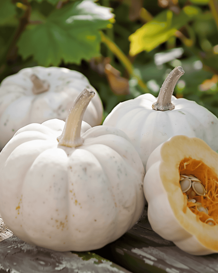 Pompoen Baby Boo Ornamental zaden (Cucurbita pepo) – eenjarige groente