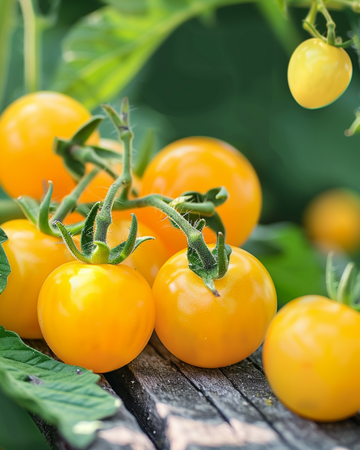 Cherry Tomato Cereza Amarilla zaden (Solanum lycopersicum) – eenjarige groente