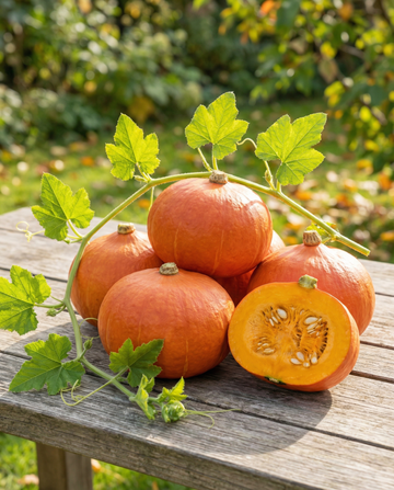 Pompoen Baby Bear (Cucurbita maxima) – eenjarige groentezaden van SeedsChoice