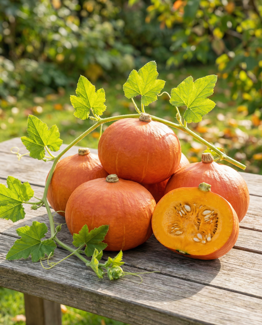 Pompoen Baby Bear (Cucurbita maxima) – eenjarige groentezaden van SeedsChoice