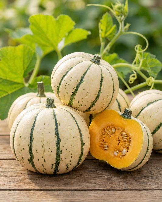Pompoen Sweet Dumpling (Cucurbita pepo) – eenjarige groentezaden van SeedsChoice