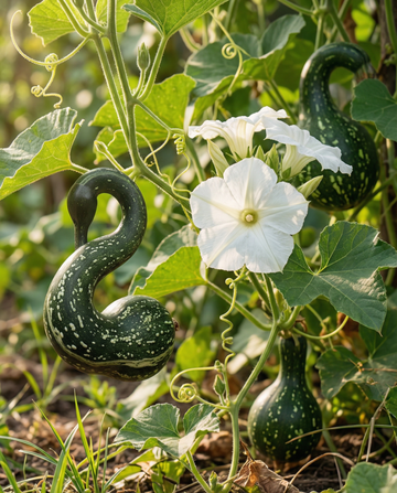 Speckled Swan Gourd sierkalebas (Lagenaria siceraria) – eenjarige zaden van SeedsChoice