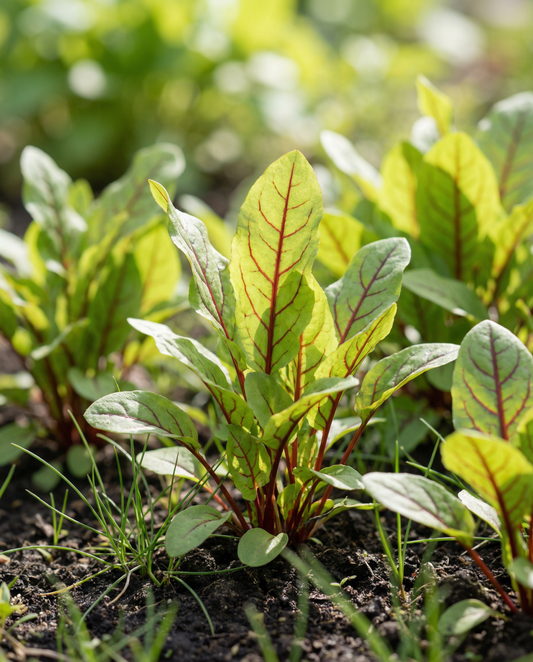 Red Veined Sorrel Microgreens (Rumex sanguineus) – eenjarige microgreens zaden van SeedsChoice