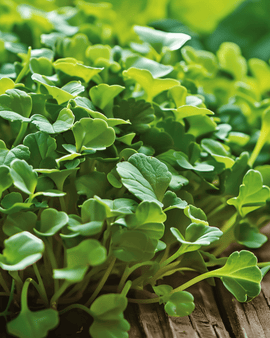 Gekrulde boerenkoolzaden Brassica Oleracea microgreens eenjarig