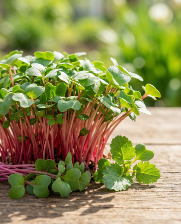 Radijs Daikon Red Microgreens (Raphanus sativus) – eenjarige microgreens zaden van SeedsChoice