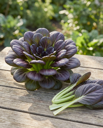 Red Tatsoi (Brassica rapa) – groentezaden van SeedsChoice