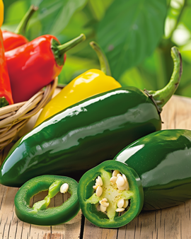 Jalapeño-peperzaden Capsicum Annuum eenjarige groente