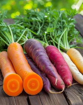 Wortelzaadlint Daucus Carota eenjarig regenboogmix