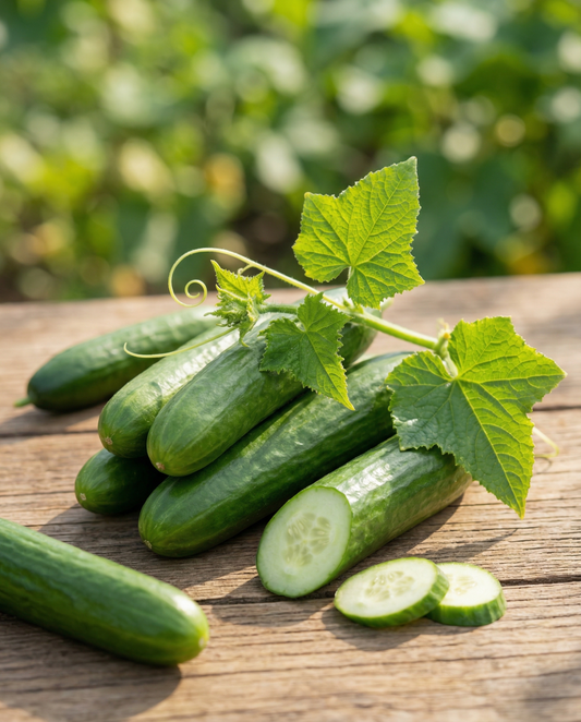 Snackkomkommer Kalimero F1 (Cucumis sativus) – eenjarige groentezaden van SeedsChoice