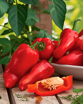 Snackpaprikazaden Capsicum Annuum eenjarig snack rode mini-paprika