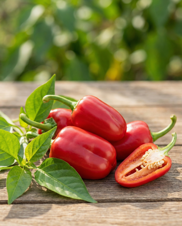 Snackpaprika Snacking Red Mini Pepper (Capsicum annuum) – eenjarige groentezaden van SeedsChoice