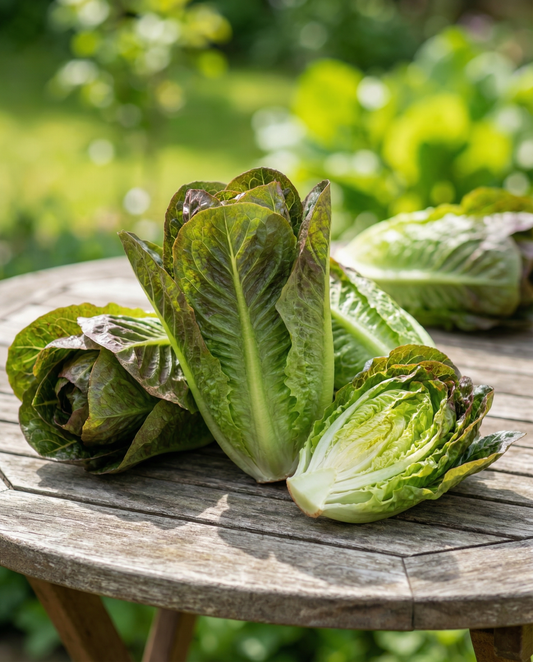 Cos sla Mix Red Green Mini Romaine (Lactuca sativa) – eenjarige groentezaden van SeedsChoice