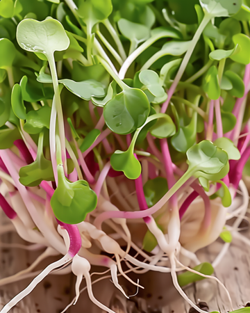 Radijs China Rose Sprouting zaden (Raphanus sativus) – biologische eenjarige kiemzaden