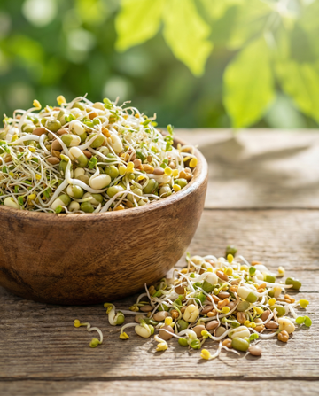 Salademix kiemen (Lactuca sativa) – biologische eenjarige kiemzaden van SeedsChoice