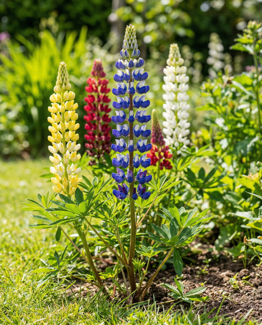 Lupine Multicolor 120cm (Lupinus hartwegii) – meerjarige mengselzaden van SeedsChoice